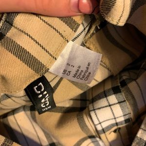 size 2 body-con plaid dress